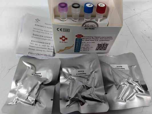 NHPB Kit de Teste de Pcr Taqman Quantitativo Fluorescente de Ácido Nucleico Patógeno Aquático