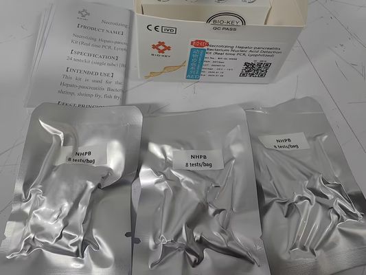 NHPB Kit de Teste de Pcr Taqman Quantitativo Fluorescente de Ácido Nucleico Patógeno Aquático