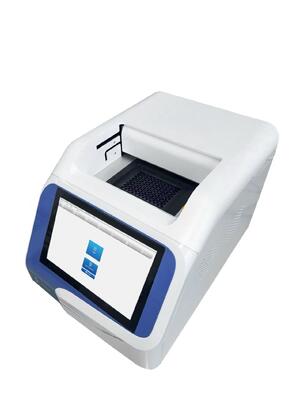 Analisador de PCR em Tempo Real com Bloco de 96 Poços e 5 Canais Fluorescentes para Amplificação de DNA/RNA com Taxa de Aquecimento/Resfriamento de 6°C/S